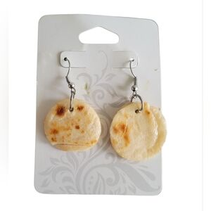 Tortilla Dangle Earrings - Never Worn